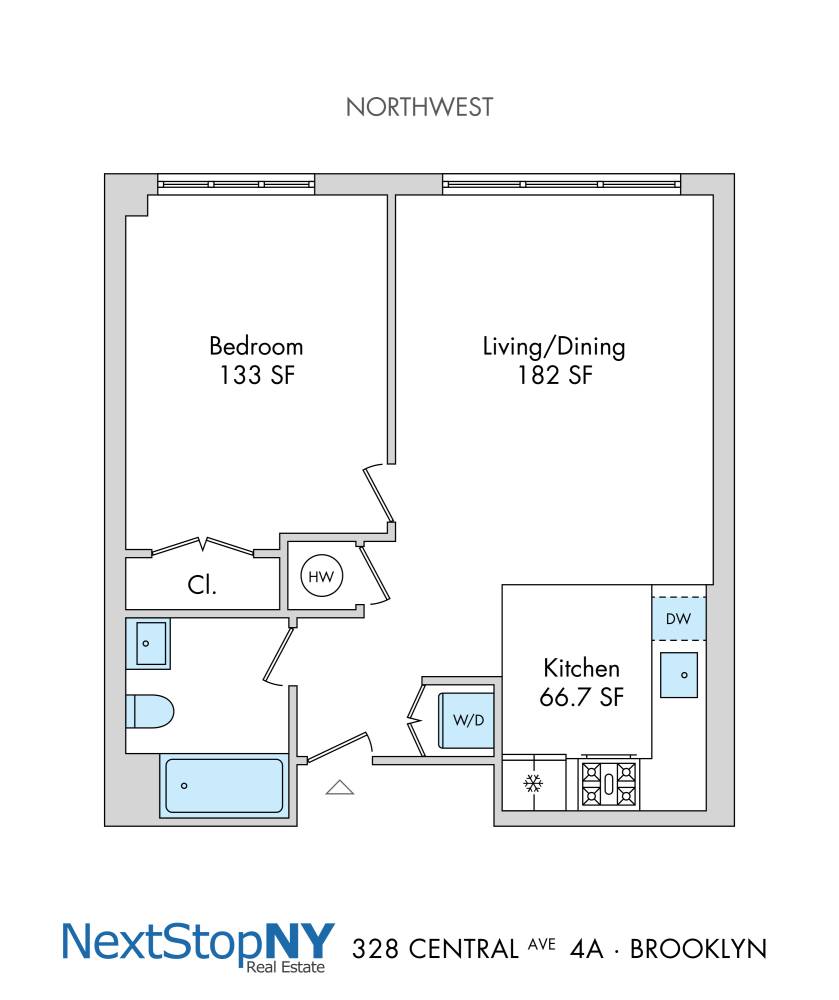 Brooklyn, NY 11221,328 CENTRAL Avenue #4A