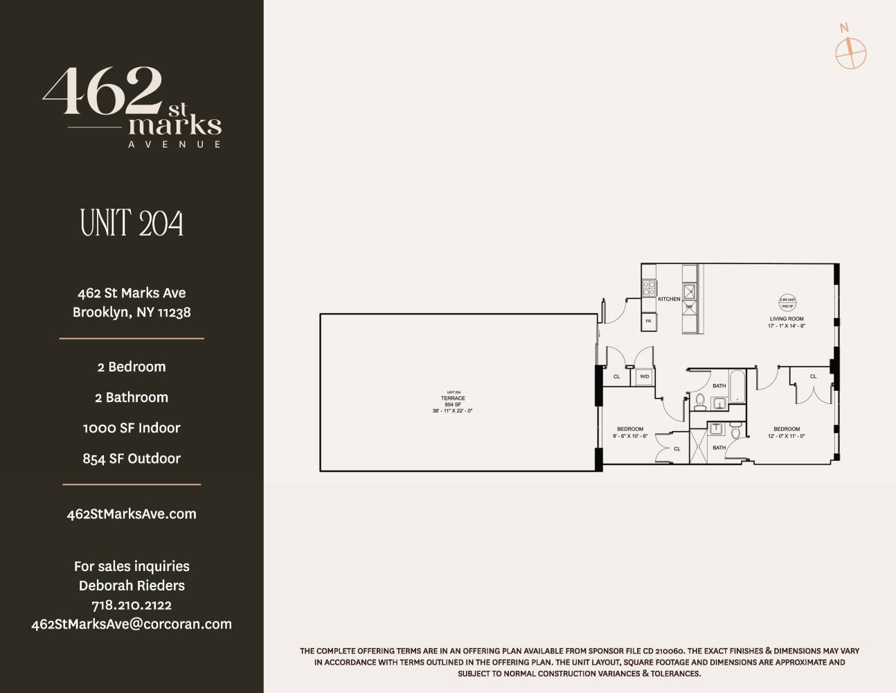 Brooklyn, NY 11238,462 ST MARKS Avenue #204