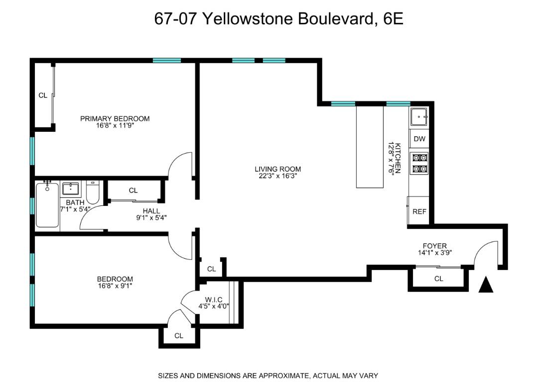 Queens, NY 11375,67-07 YELLOWSTONE Boulevard #6E