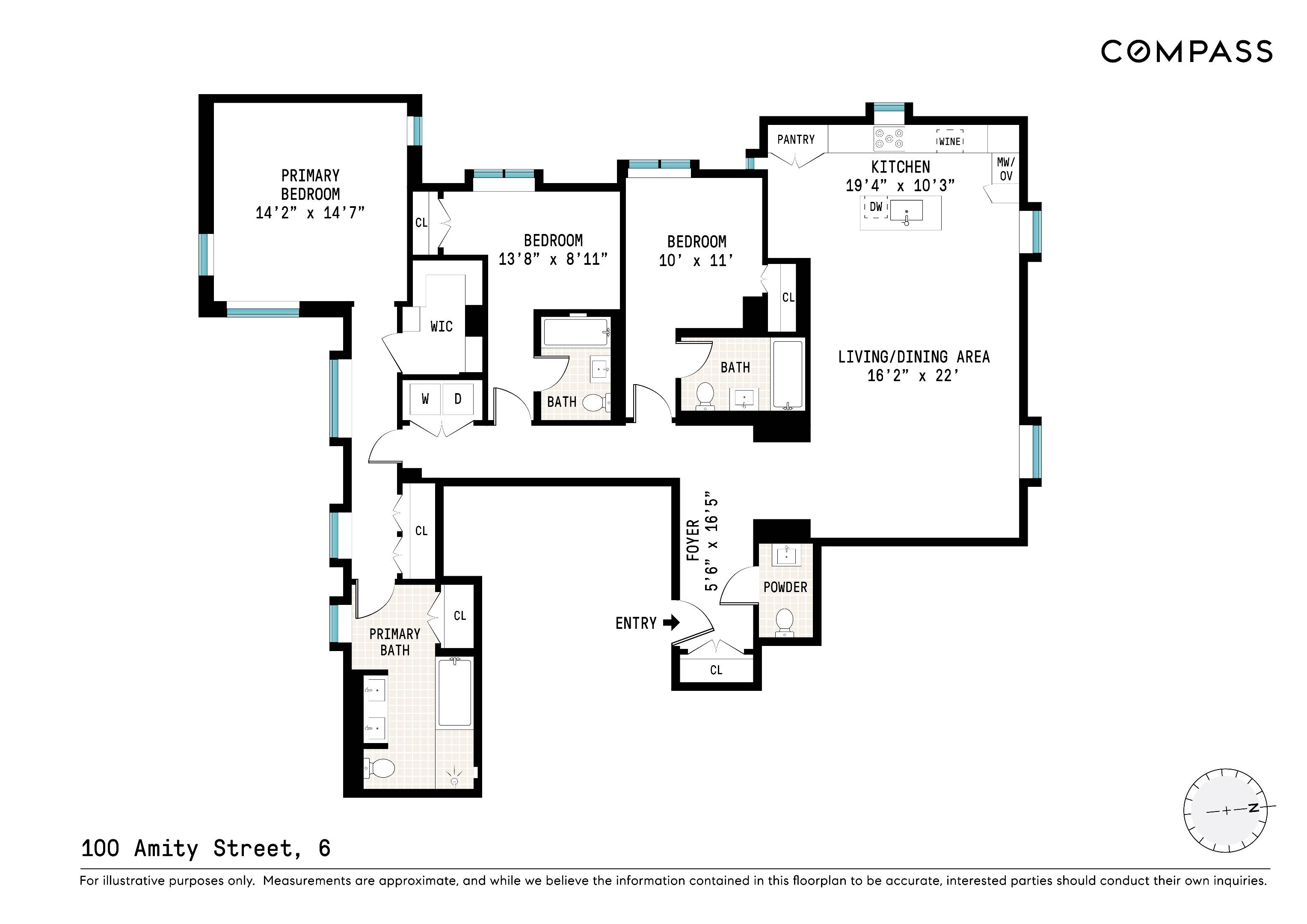 Brooklyn, NY 11201,100 Amity Street #3A
