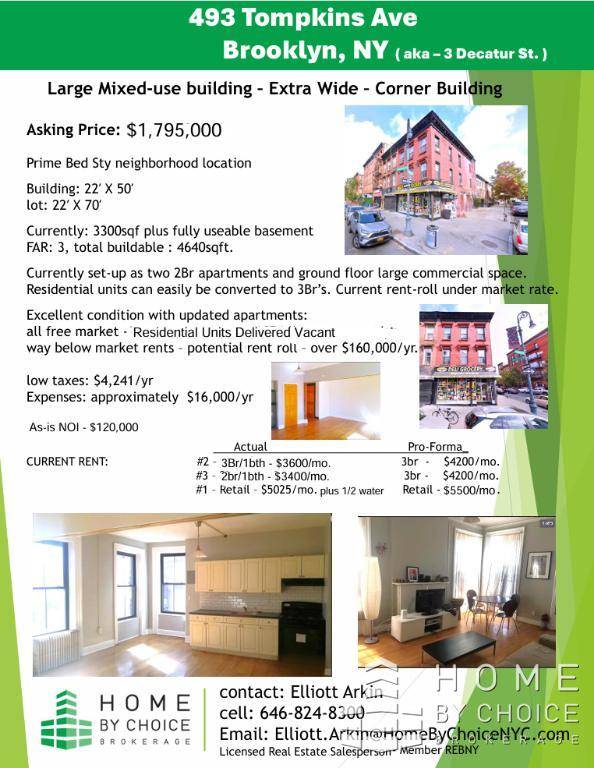 Brooklyn, NY 11216,493 Tompkins Avenue