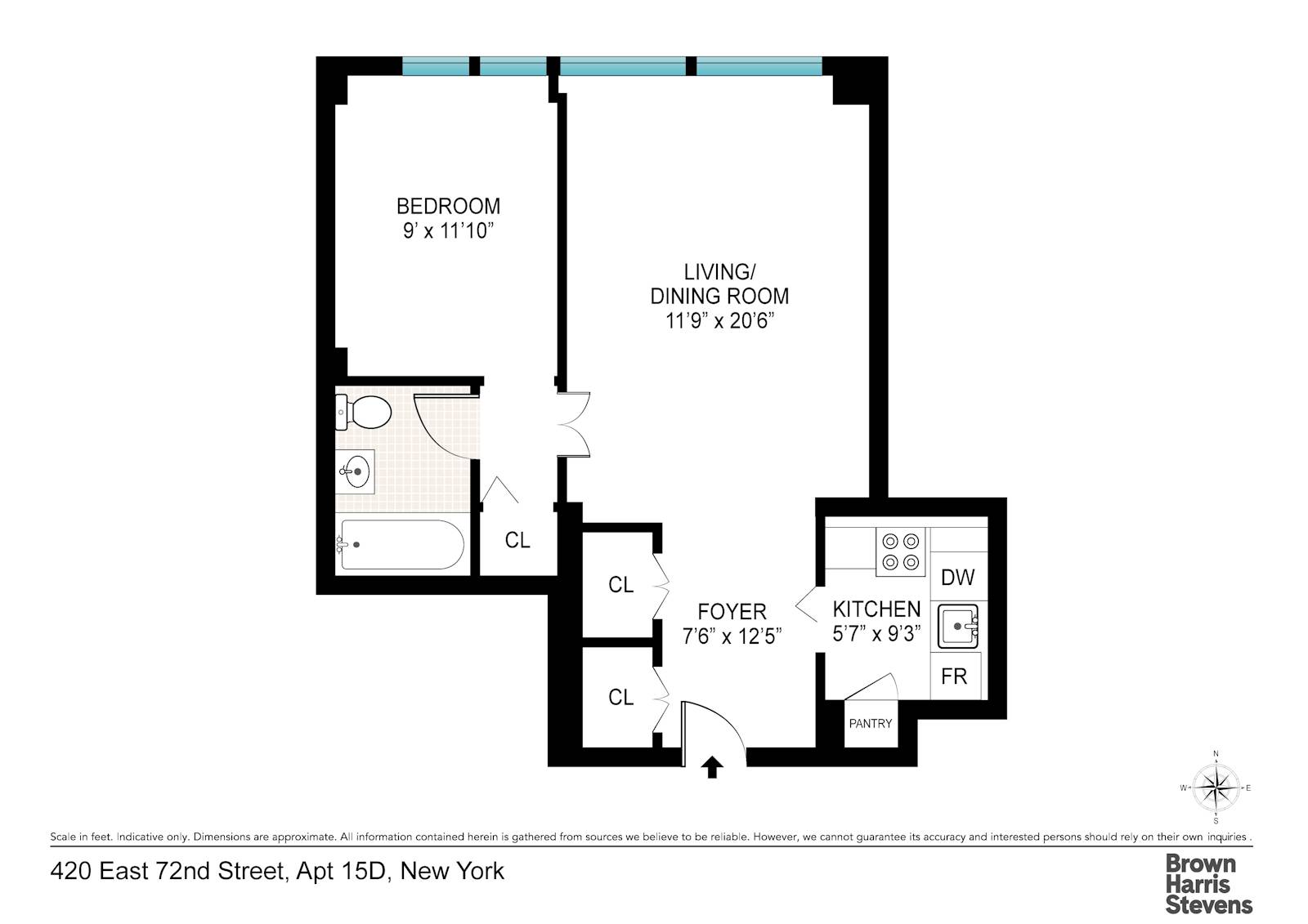 Manhattan, NY 10021,420 E 72ND Street #15D