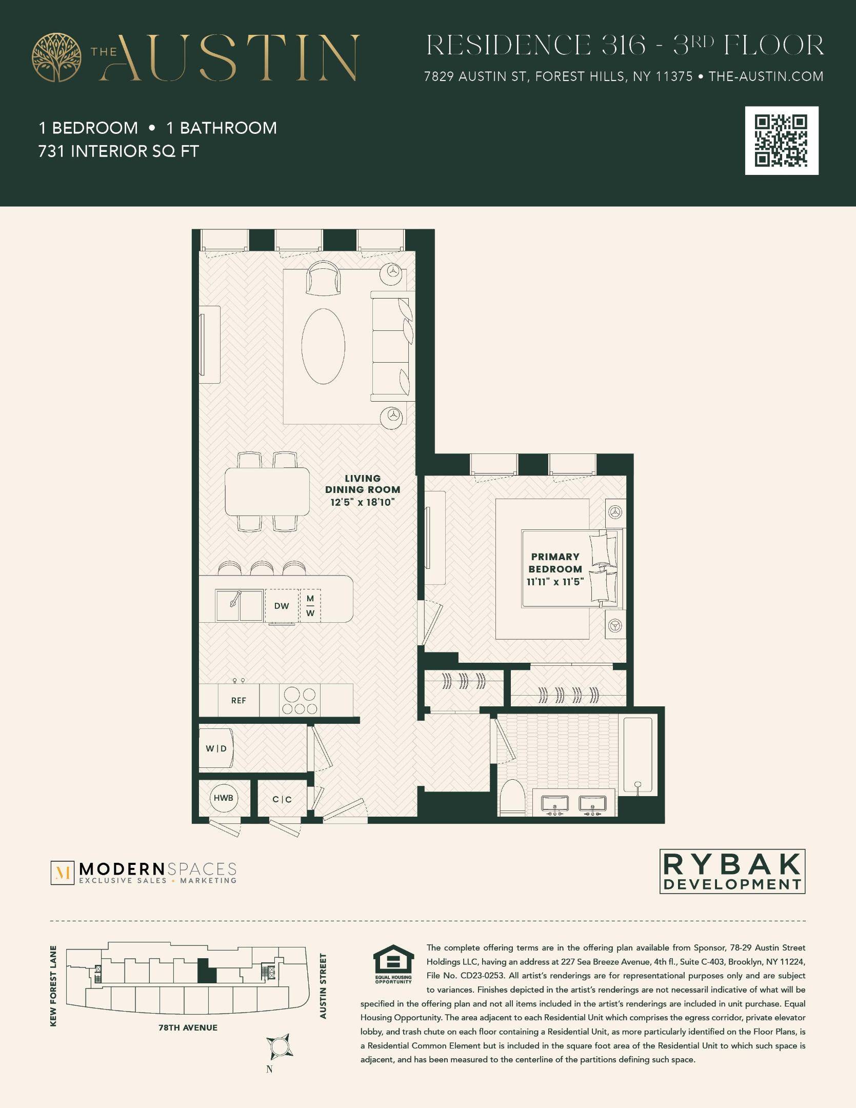Queens, NY 11375,78-29 Austin Street #516