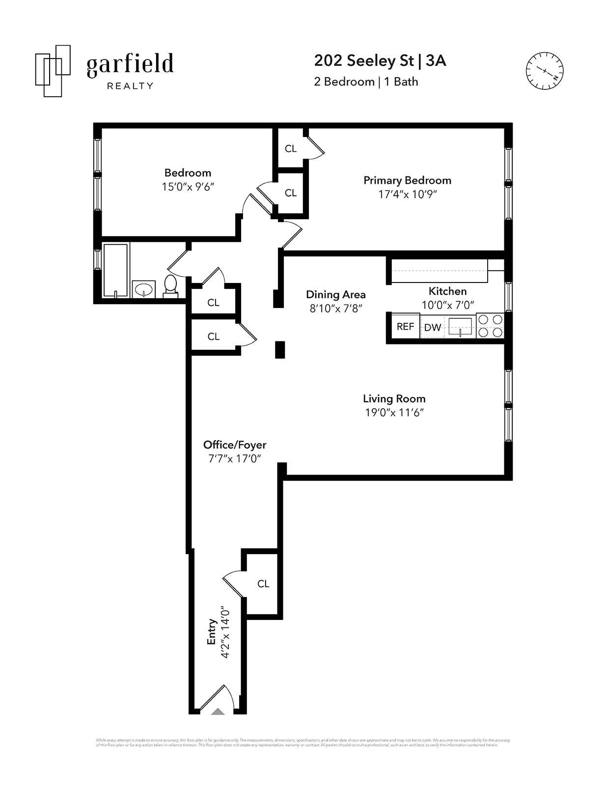 Brooklyn, NY 11218,202 Seeley Street #3-A