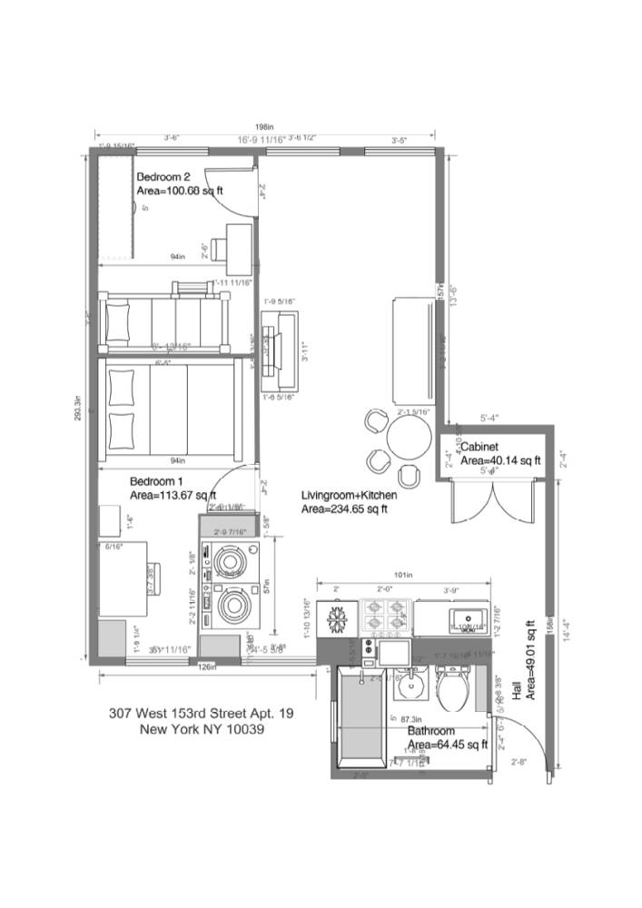 Manhattan, NY 10039,307 W 153RD Street #19