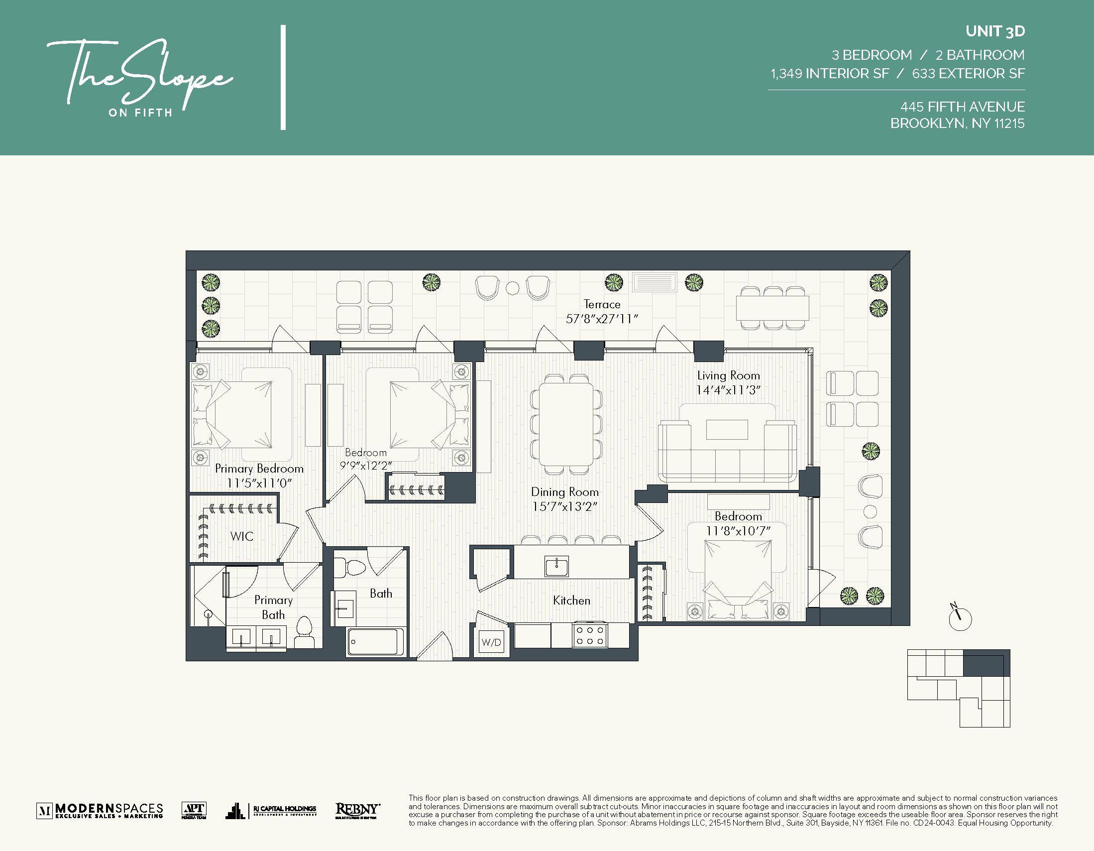 Brooklyn, NY 11215,445 5th Avenue #3-D