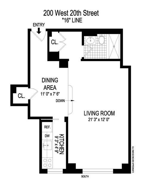 Manhattan, NY 10011,200 W 20TH Street #816