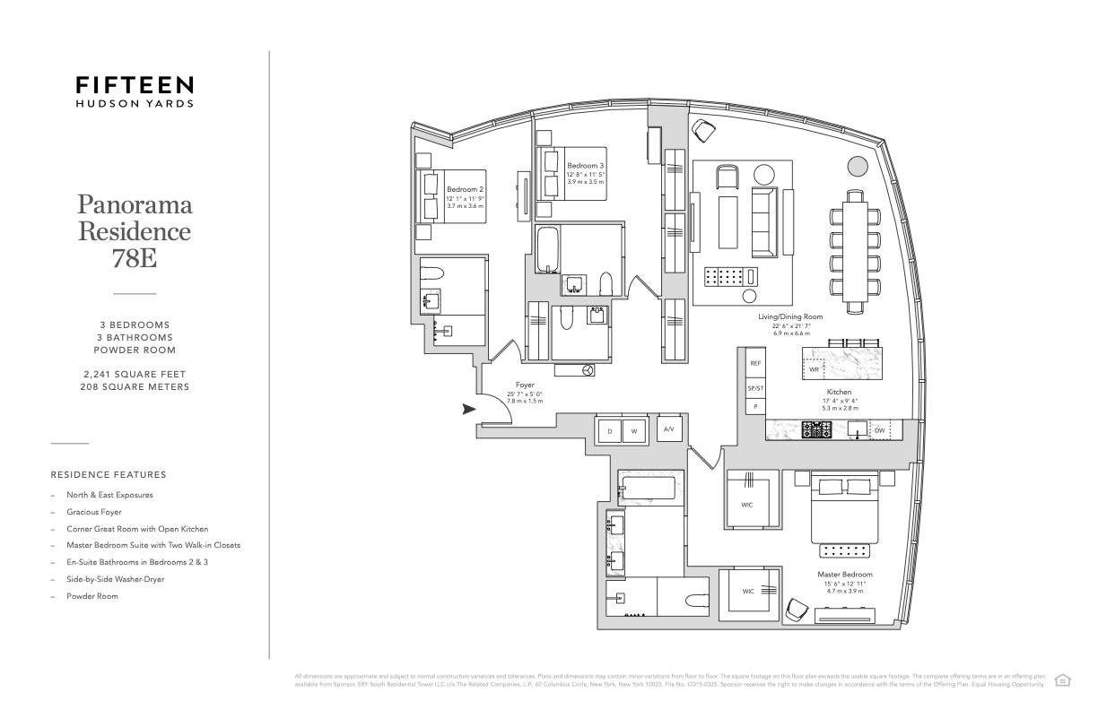 Manhattan, NY 10001,15 Hudson Yards #78E