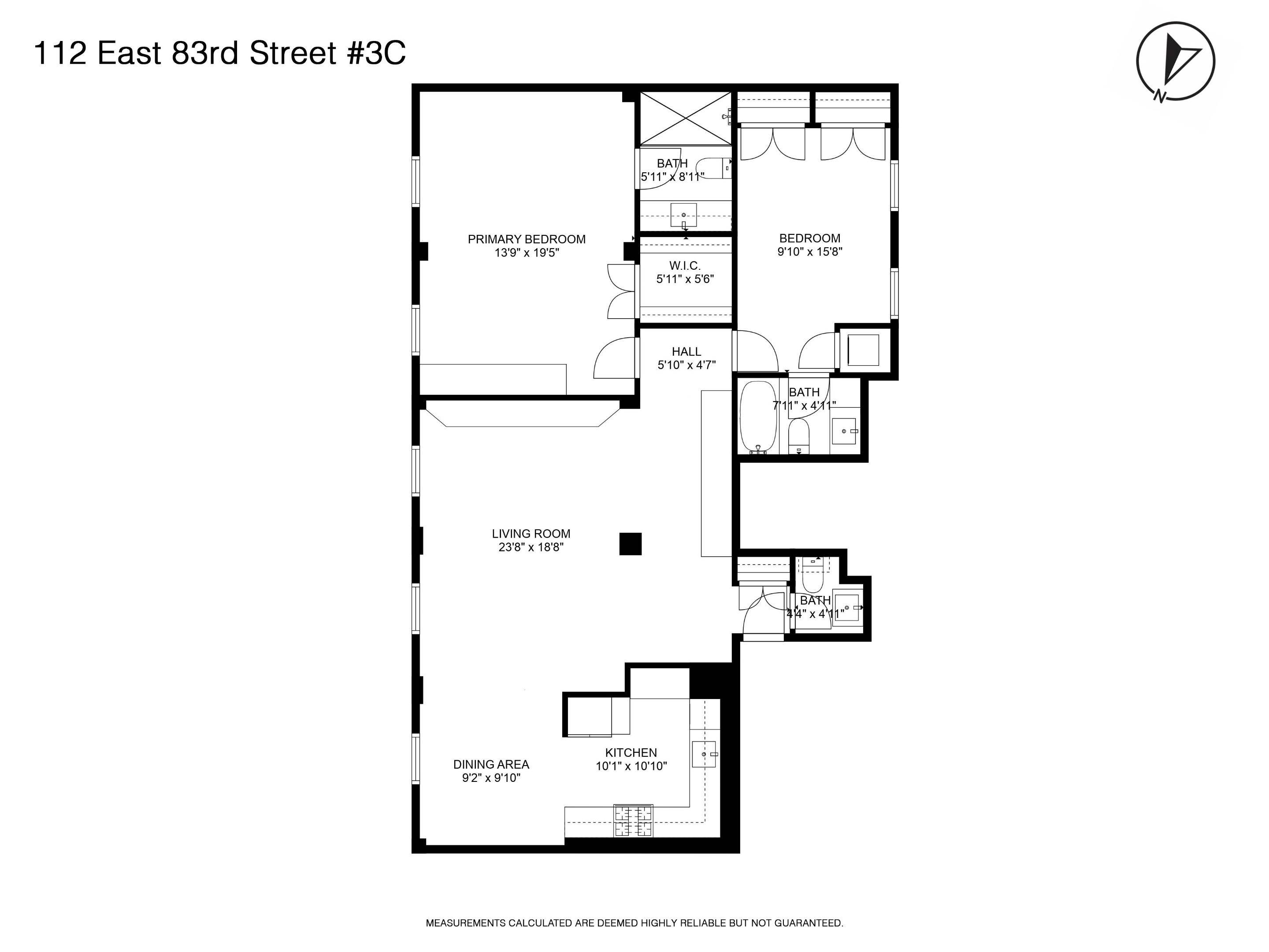 Manhattan, NY 10028,112 E 83rd Street #3-C