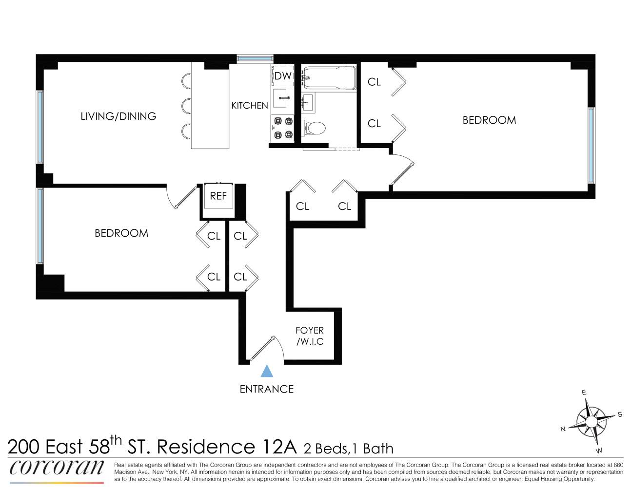Manhattan, NY 10022,200 E 58TH Street #12A