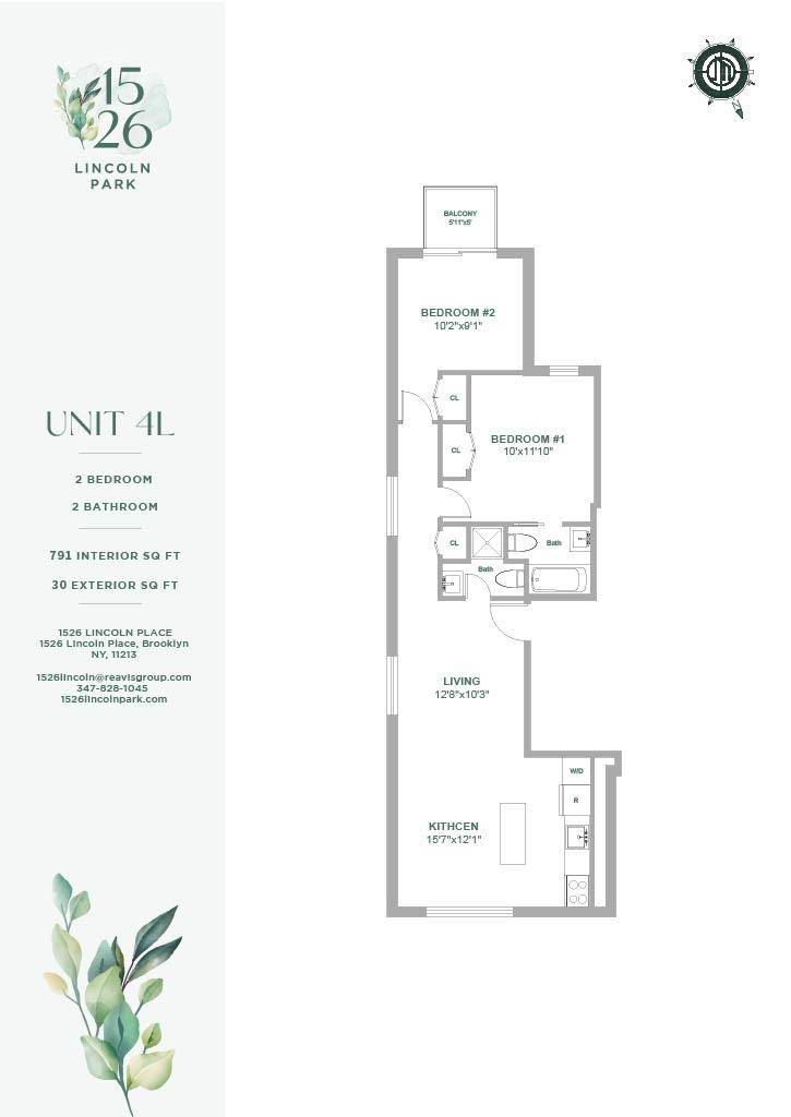 Brooklyn, NY 11213,1526 Lincoln Place #4-PH