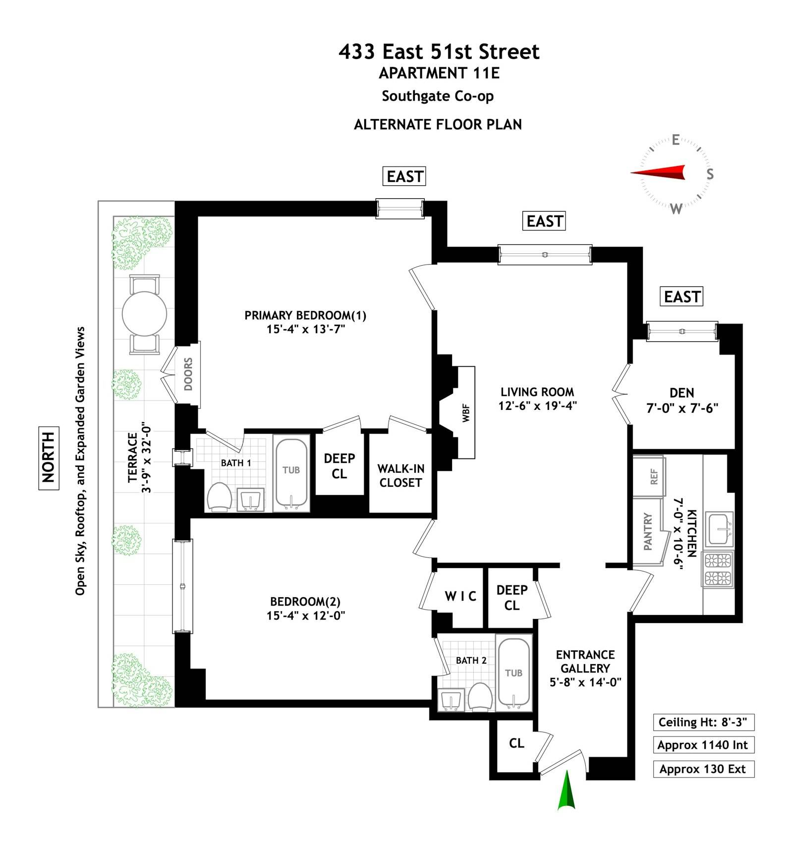 Manhattan, NY 10022,433 E 51ST Street #11E