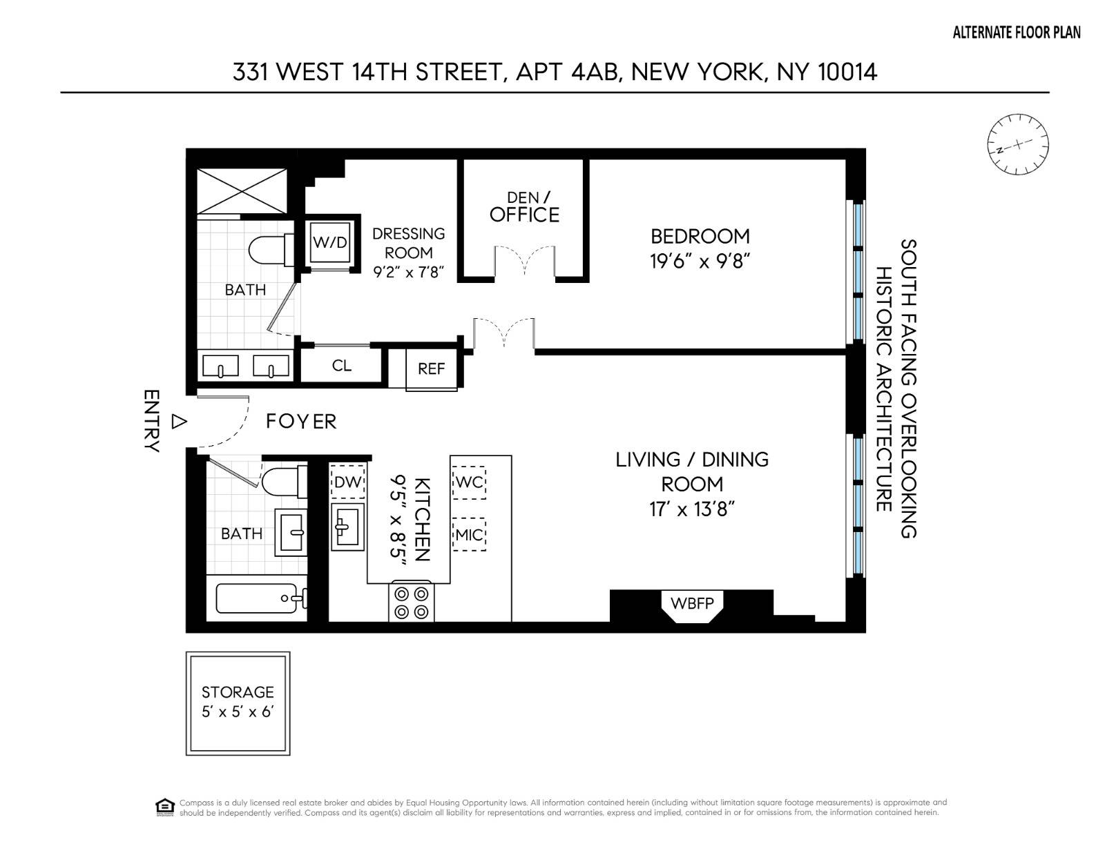 Manhattan, NY 10014,331 W 14th Street #4AB