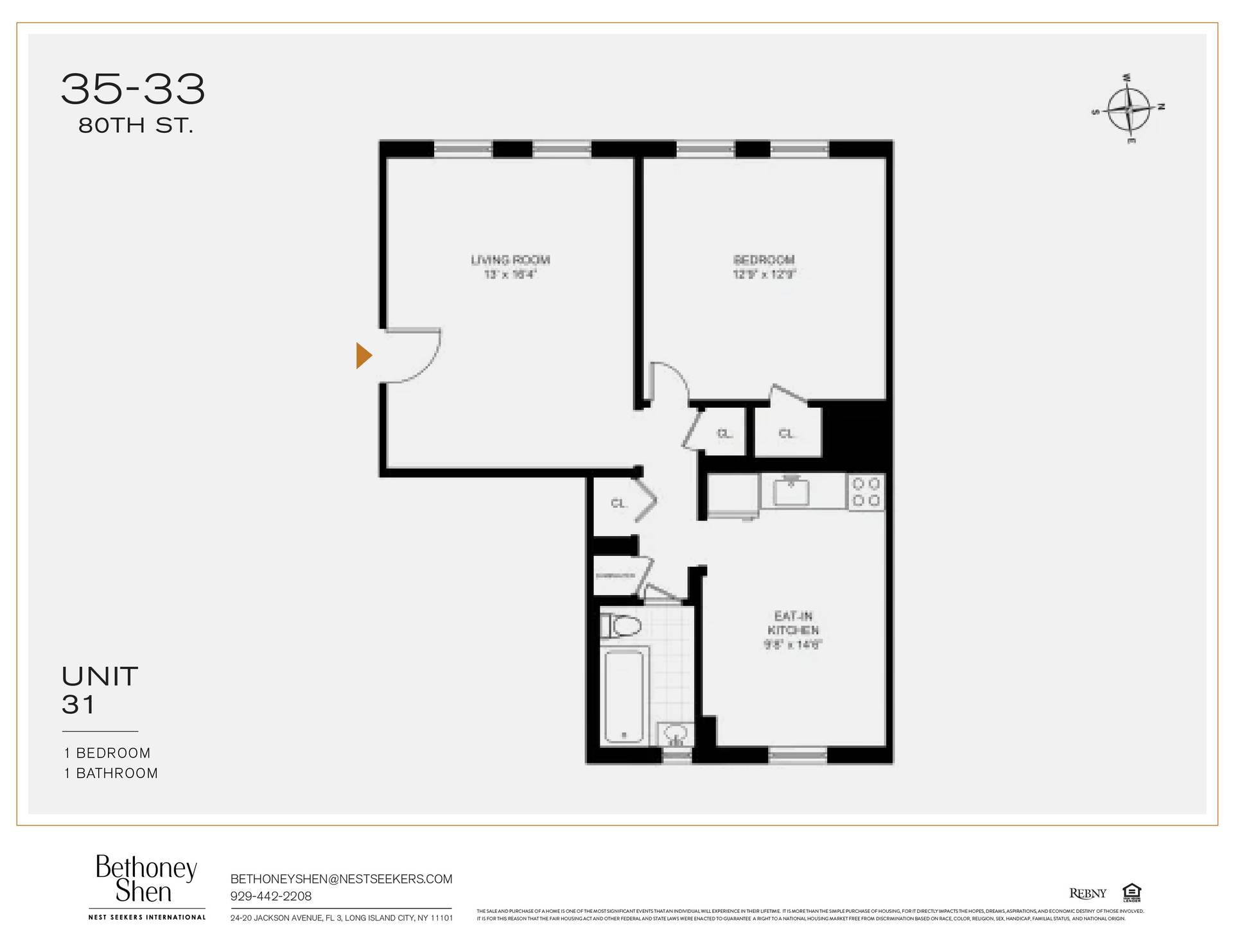 Queens, NY 11372,35-33 80th Street #3-A