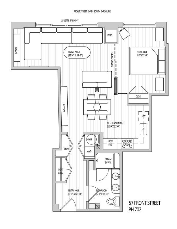 Brooklyn, NY 11201,57 Front Street #PH702