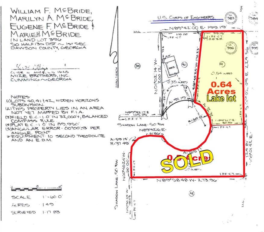 Dawsonville, GA 30534,Lot 41 Shadow LN