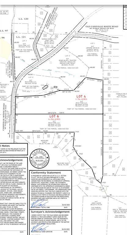 Cartersville, GA 30121,300 Cassville White Lot 4 RD