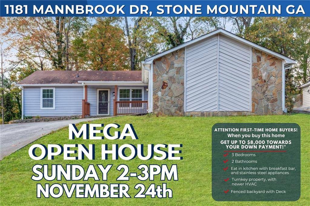 Stone Mountain, GA 30083,1181 Mannbrook DR