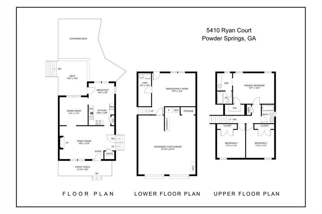 Powder Springs, GA 30127,5410 Ryan CT