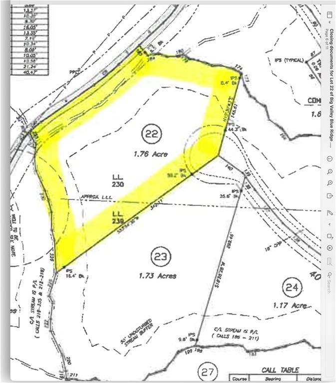 Morganton, GA 30560,LOT 22 Lower Ridge Trail