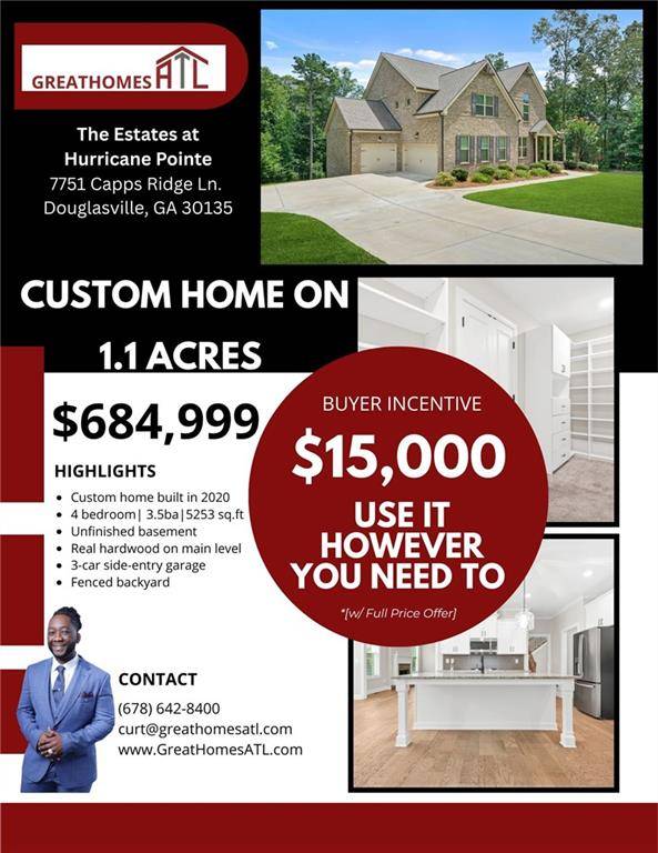 Douglasville, GA 30135,7751 Capps Ridge LN
