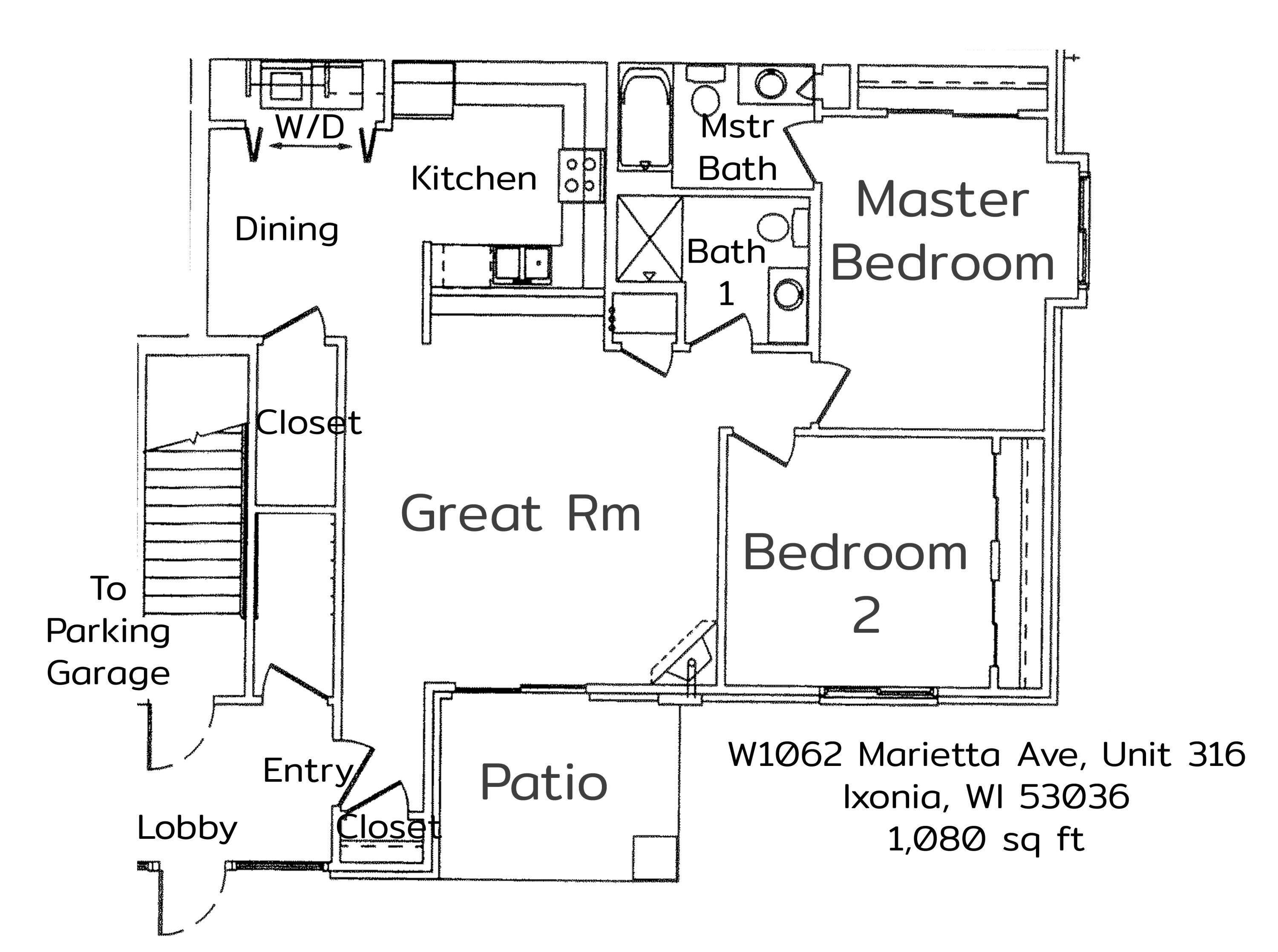 Ixonia, WI 53036,W1062 Marietta Ave Unit 316