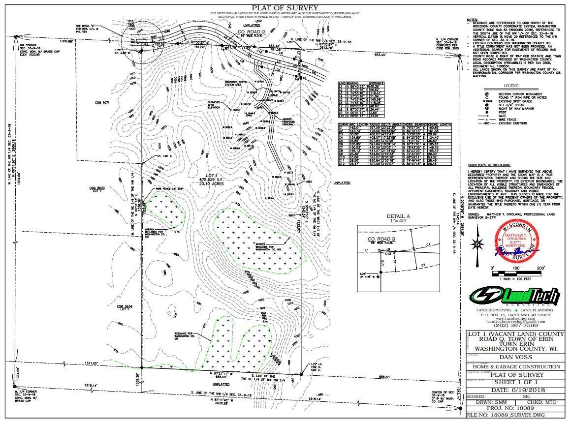 Erin, WI 53027,Lt1 County Highway Q -