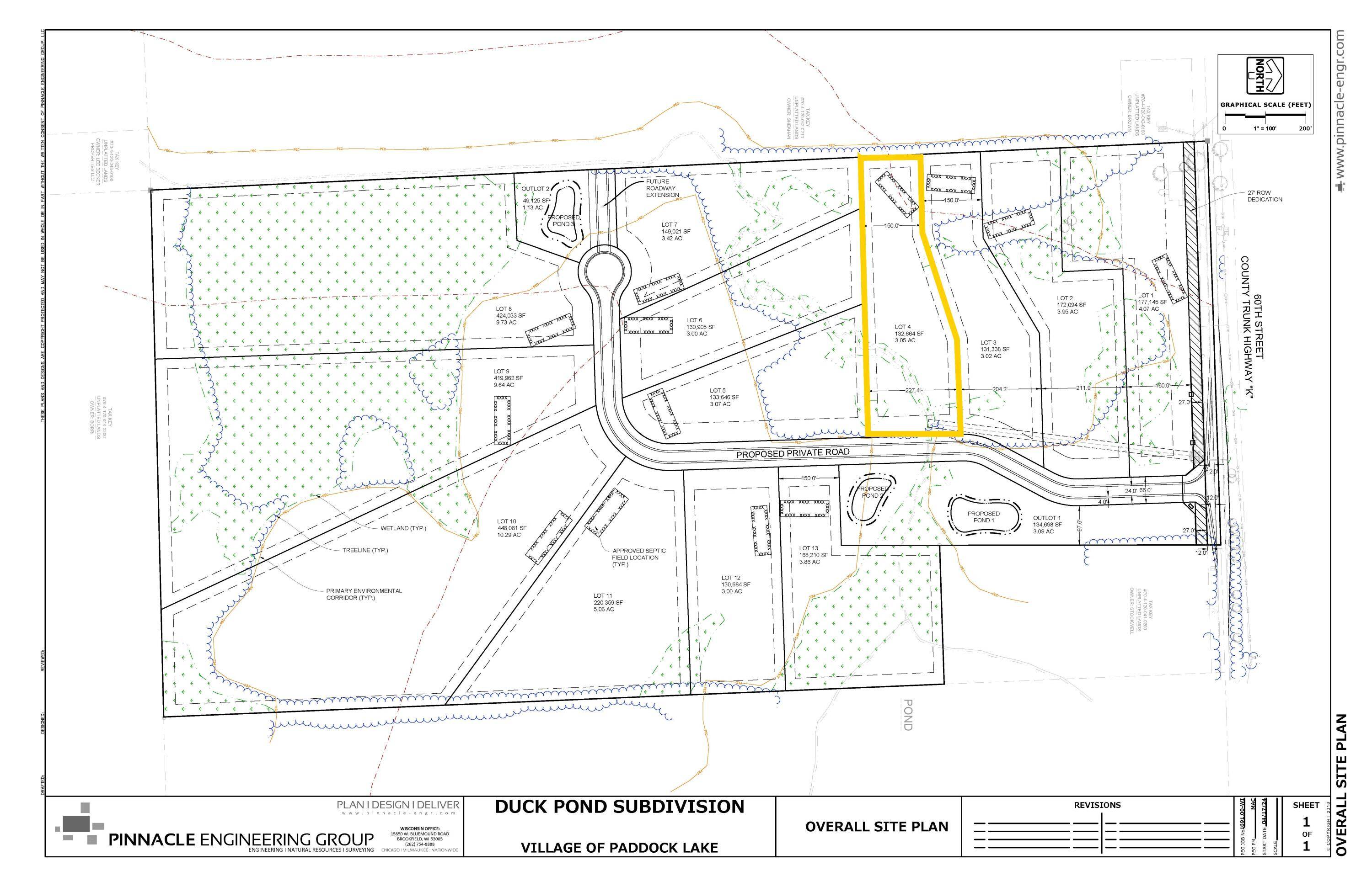 Paddock Lake, WI 53168,Lt4 60th St