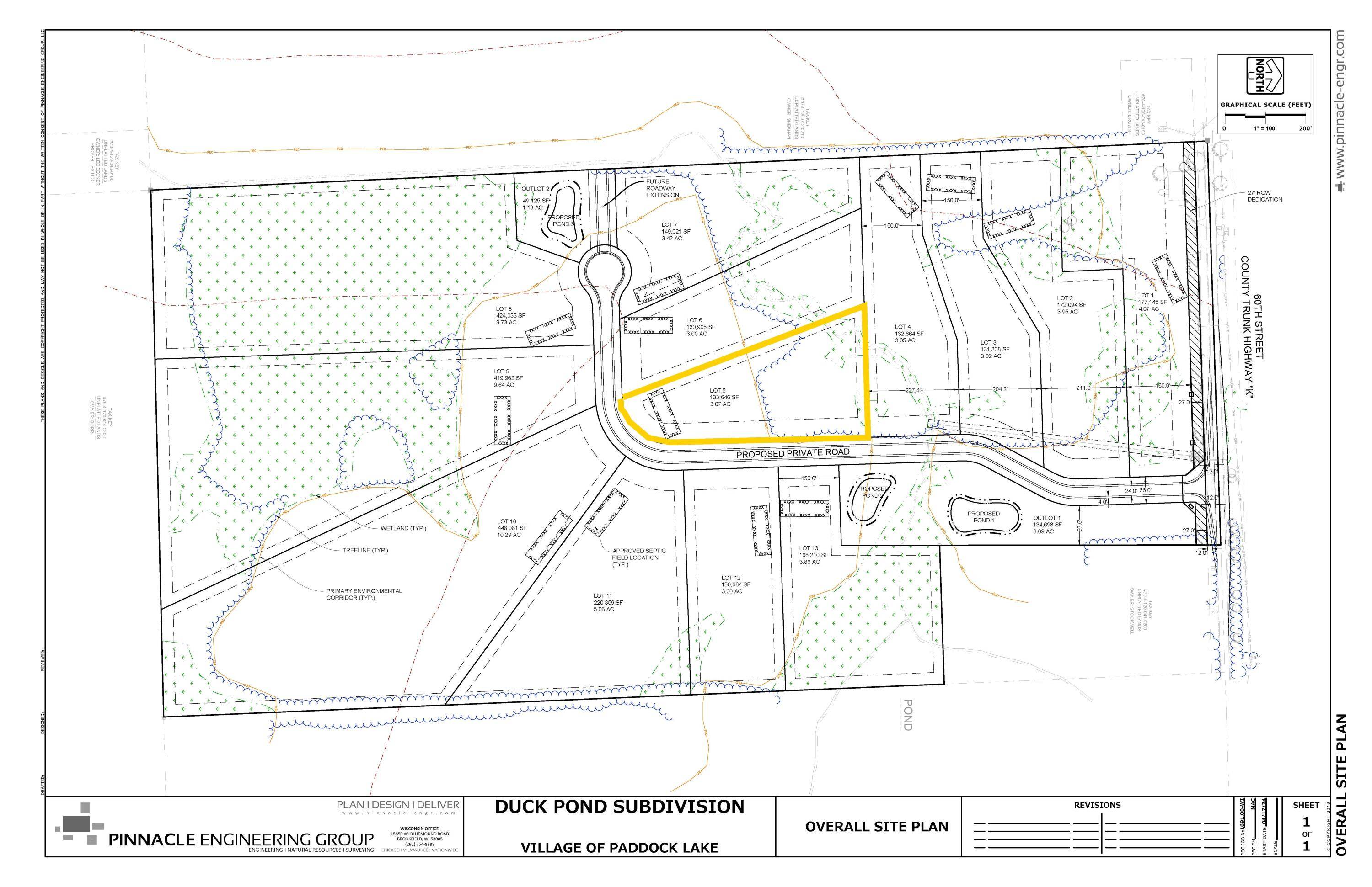 Paddock Lake, WI 53168,Lt5 60th St