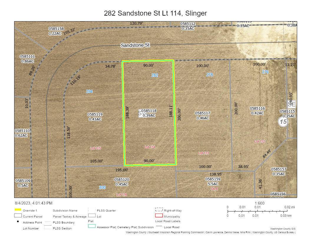 Slinger, WI 53086,282 Sandstone St Unit Lt114