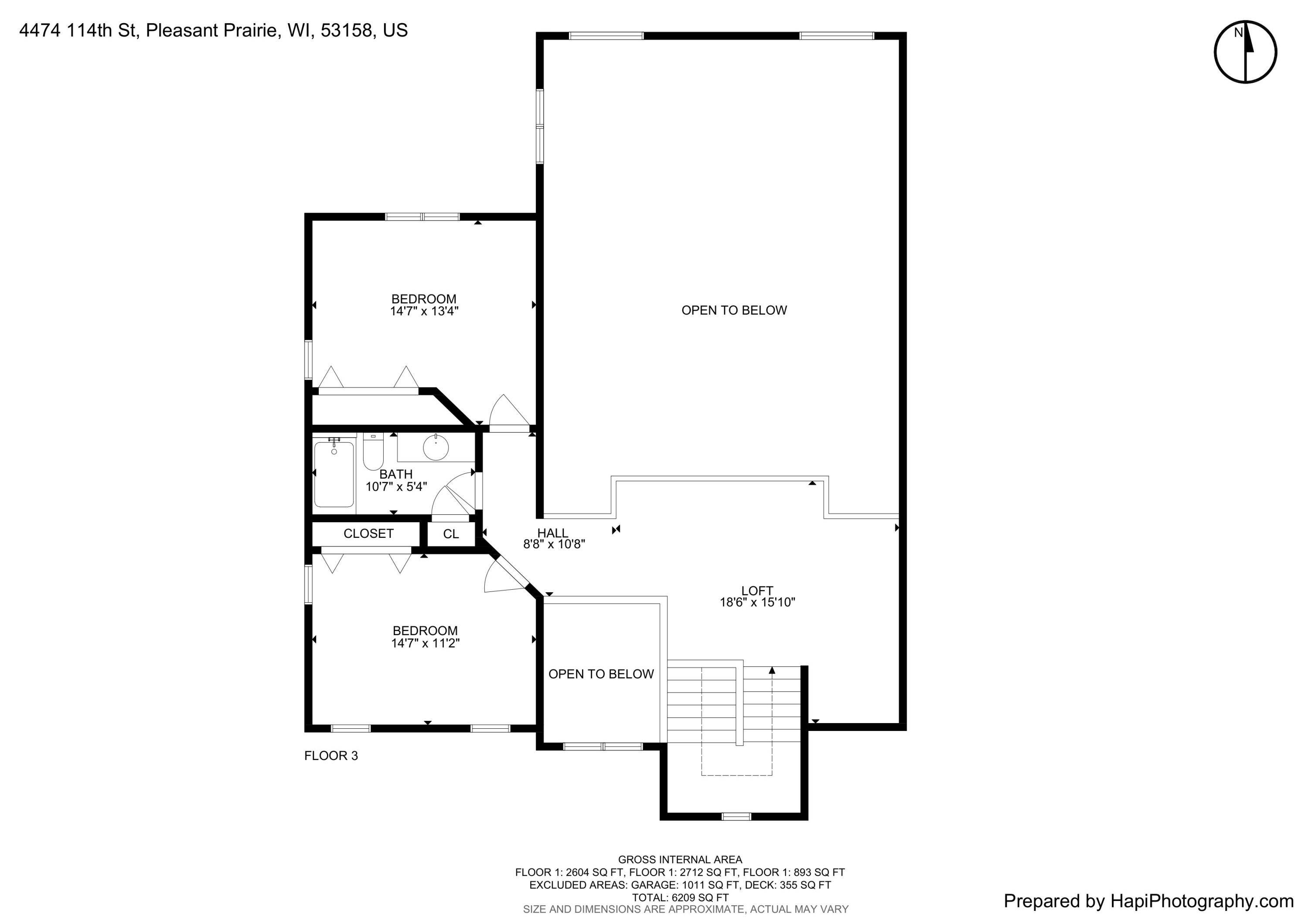 Pleasant Prairie, WI 53158,4474 114th St