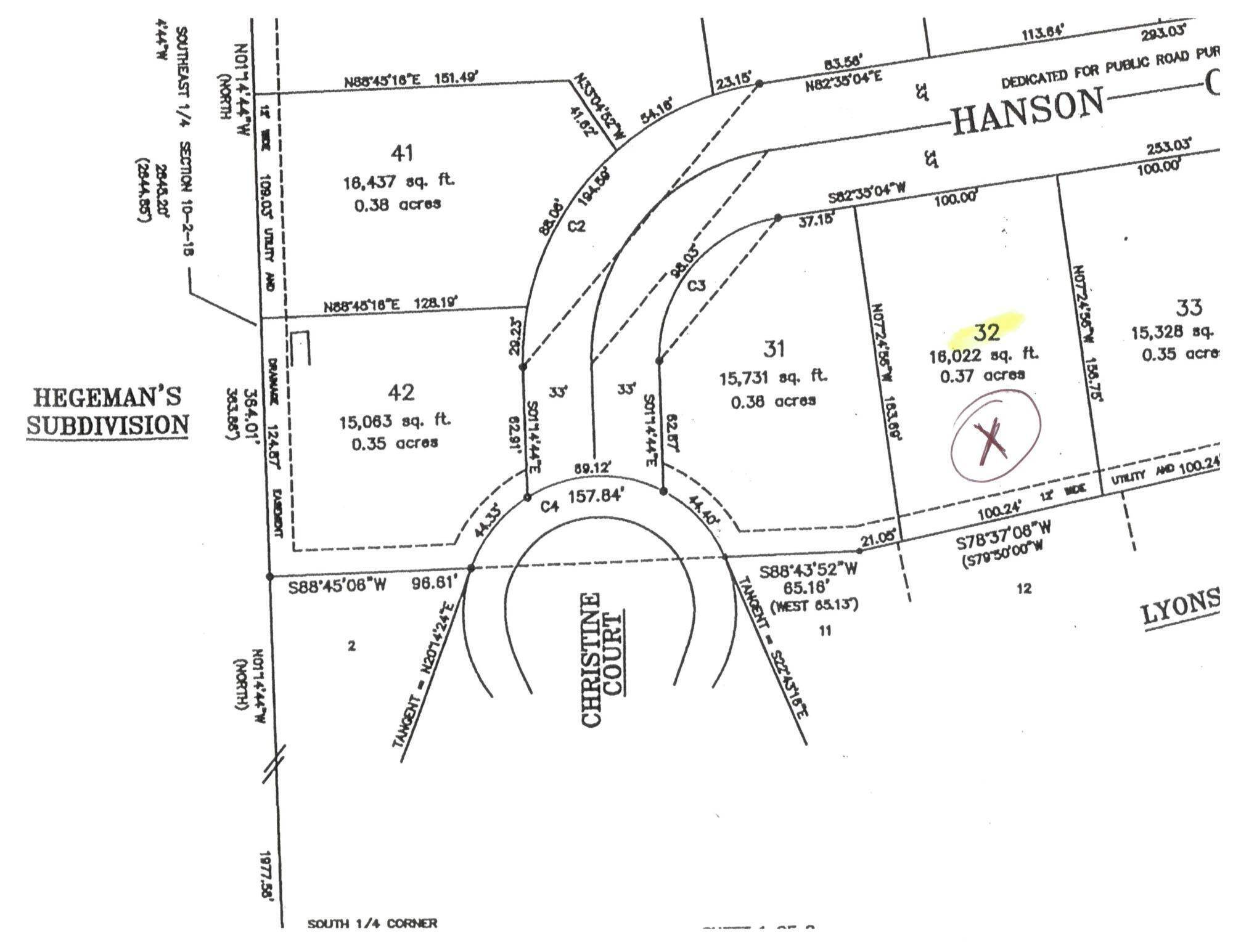 Lyons, WI 53105,Lt33 Hanson Ct