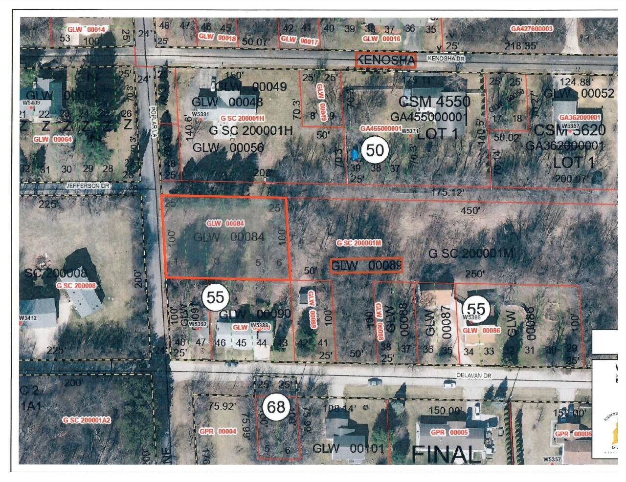 Sugar Creek, WI 53121,Lts 1-6 Poplar Ln