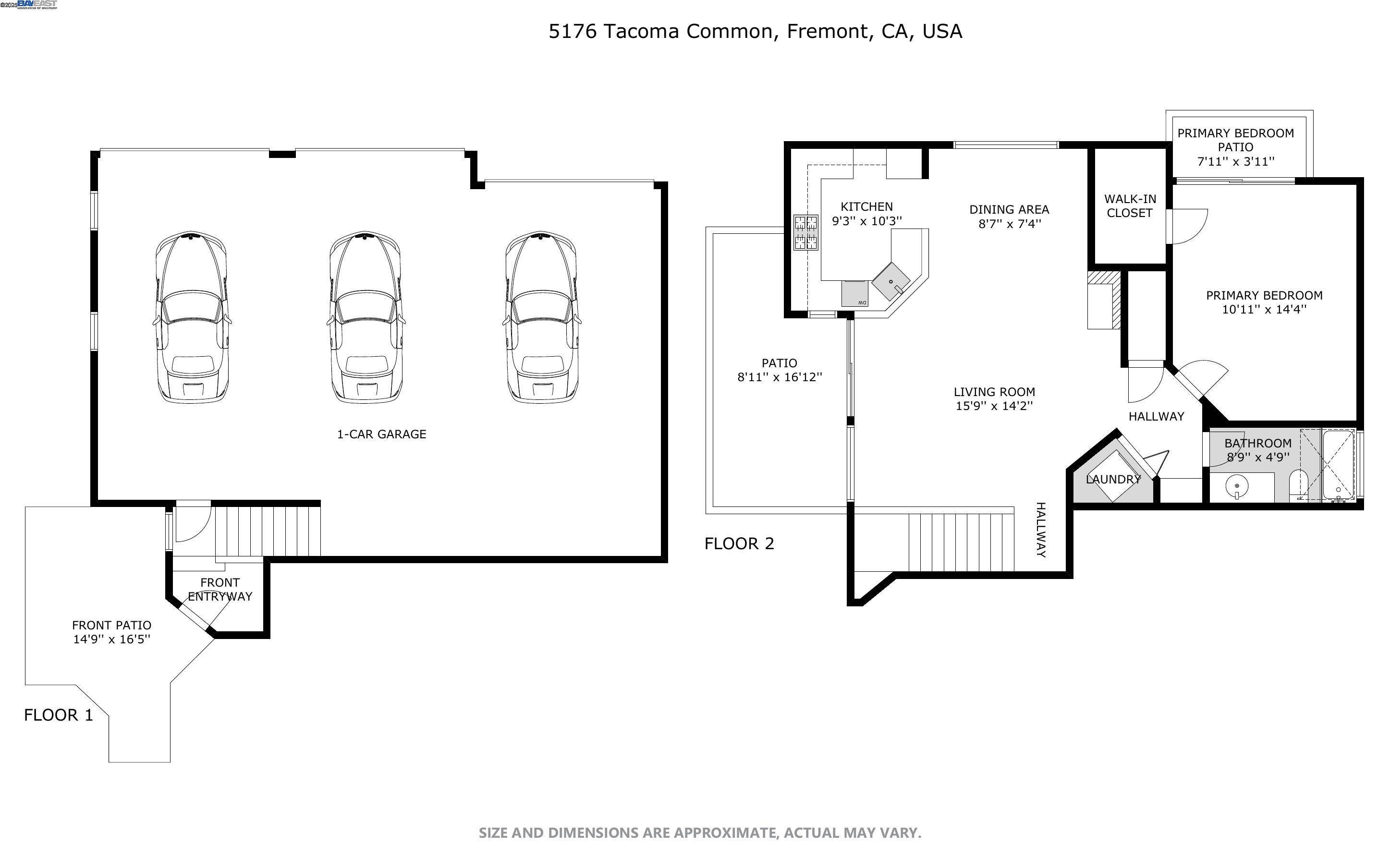 Fremont, CA 94555,5176 Tacoma Cmn