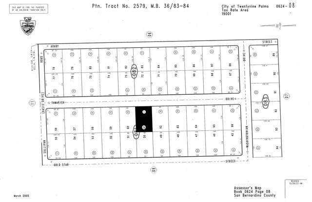 Twentynine Palms, CA 92277,0 AKA Tamarisk/ AKA Elm Avenue