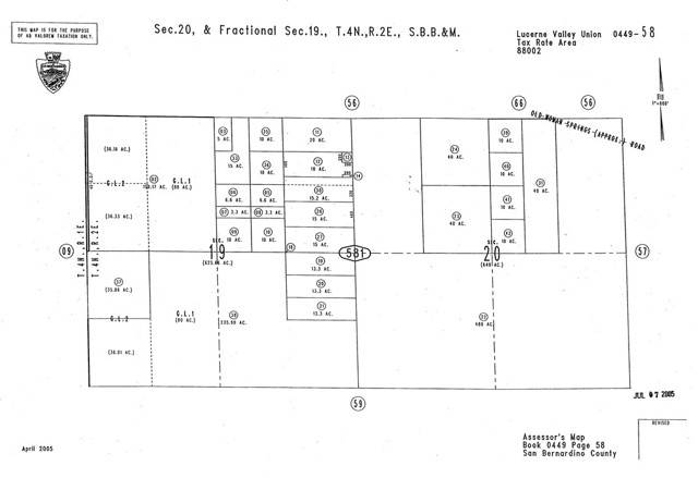 Lucerne Valley, CA 92356,0 Santa Fe Fire Road