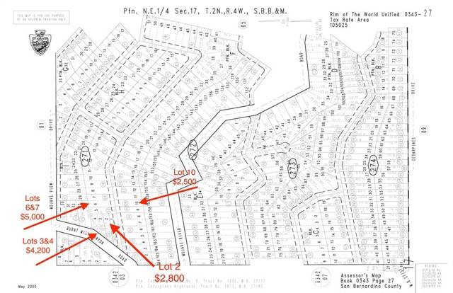 Cedarpines Park, CA 92322,2 Lot 2 Burnt Mill Canyon Road