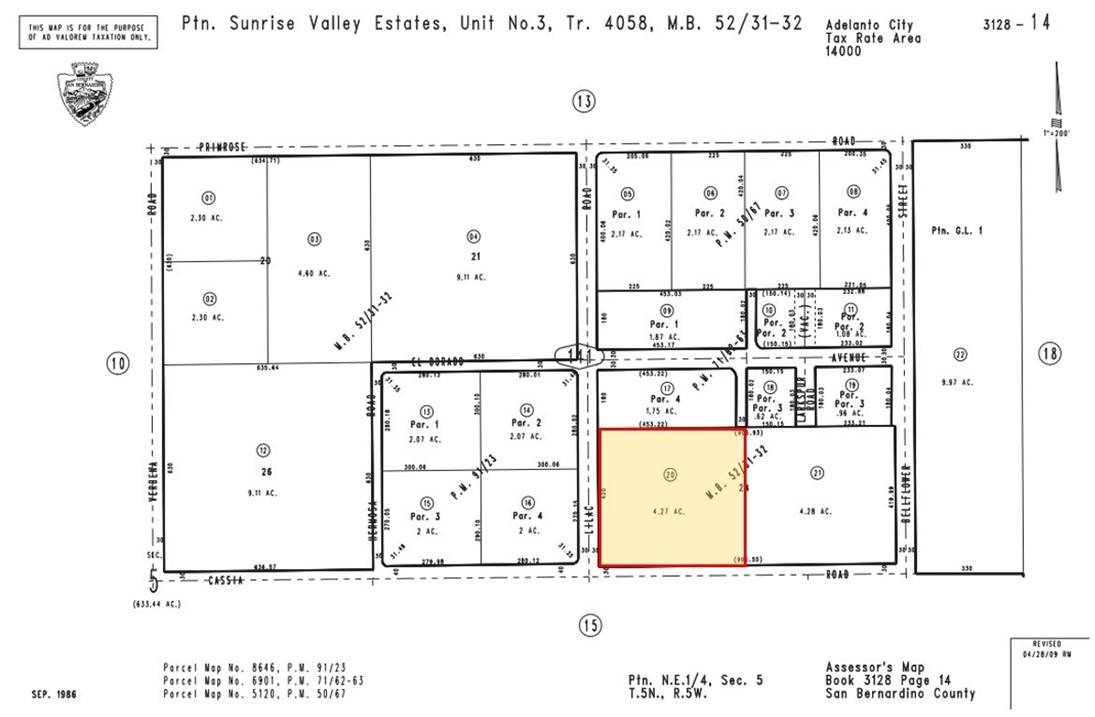 Adelanto, CA 92301,0 Lilac Road