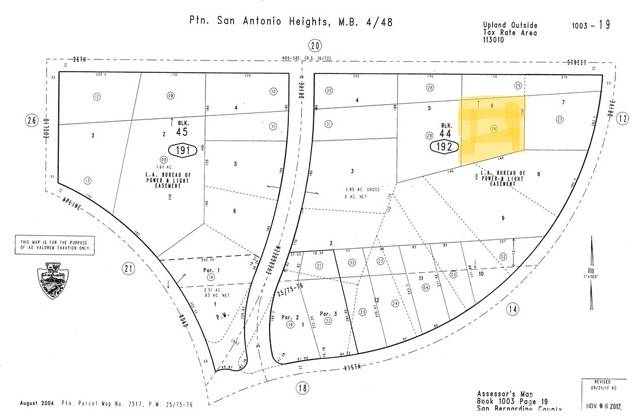 Upland, CA 91784,0 Vista Drive