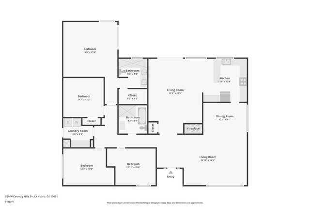 La Habra, CA 90631,520 W Country Hills Drive