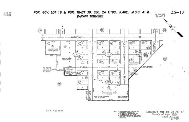 Darwin, CA 93522,0 Sorba