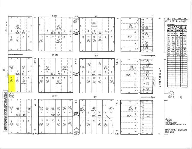 Borrego Springs, CA 92004,11th St Lot 8