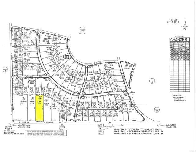 Borrego Springs, CA 92004,Palm Canyon Lot 276