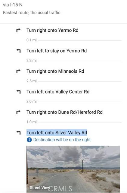 Newberry Springs, CA 92365,0 Silver Valley Road