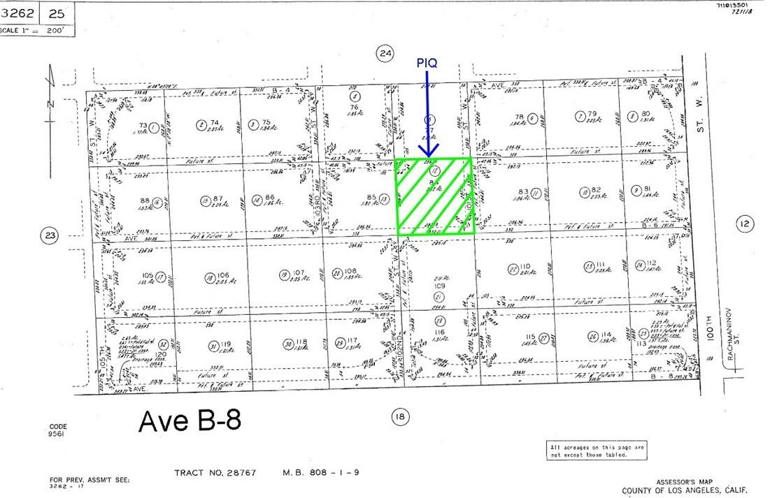 Antelope Acres, CA 93536,0 Vac/Cor 101 Stw/Ave B6