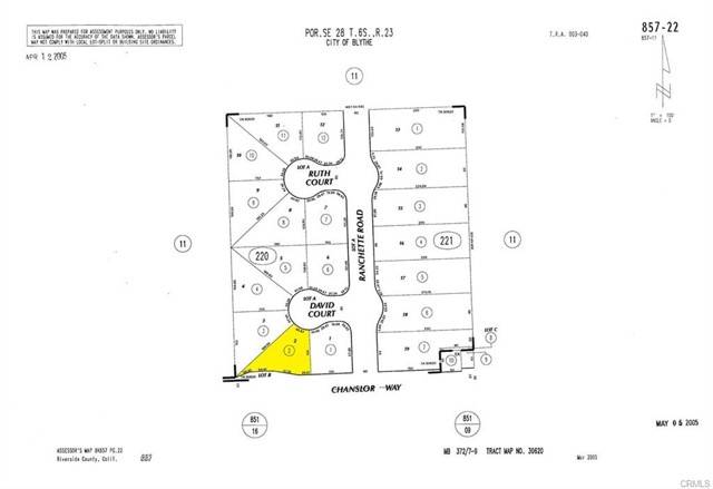 Blythe, CA 92225,0 Ranchette Estates Lot #2