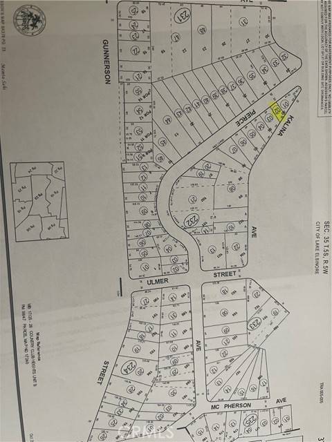 Lake Elsinore, CA 92530,0 Pierce Street