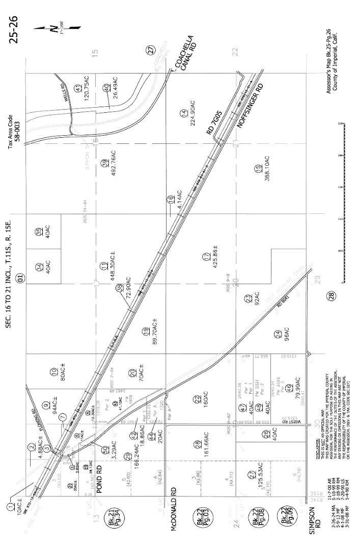 Imperial, CA 92251,0 Por E2 Sec 16 11 15 120.75Ac Avenue