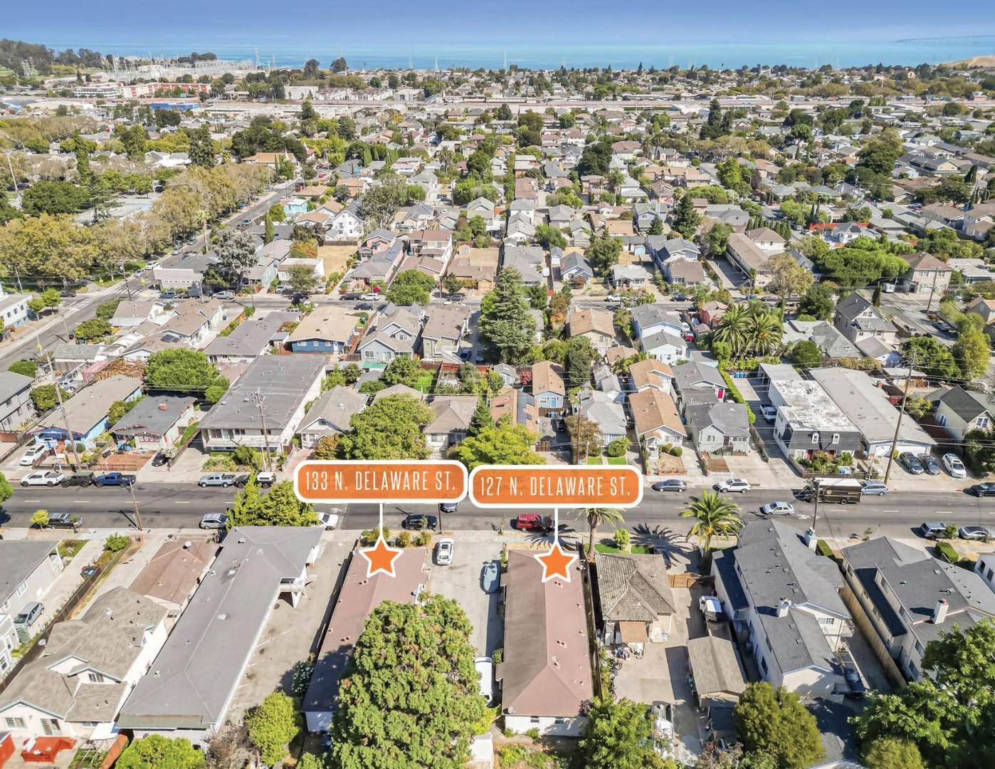 San Mateo, CA 94401,127 & 133 N Delaware Street