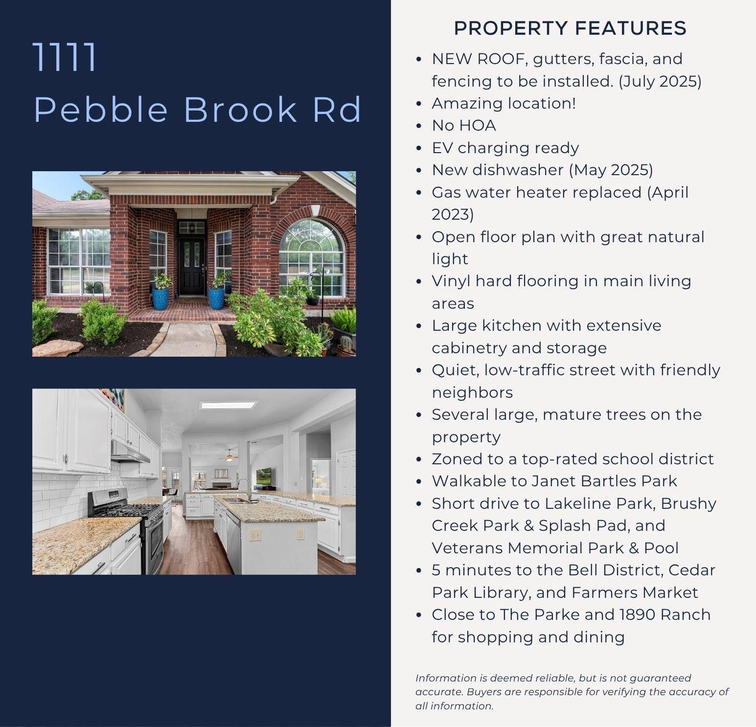 Cedar Park, TX 78613,1111 Pebble Brook RD